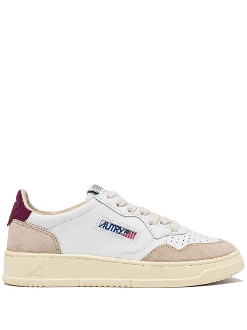 Sneakers bianco/beige/bordeaux AUTRY | AULWLS73WH/RSPB RAD